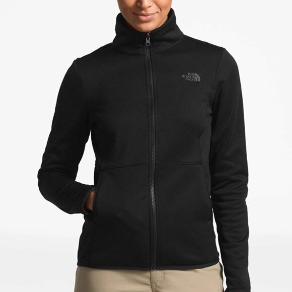 THE NORTH FACE Softshell Fleece Zip-Up Jacket in Black - Size M - Picture 1 of 12